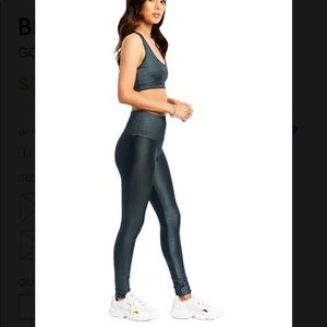 Goldsheep Blue Glitter Active Leggings